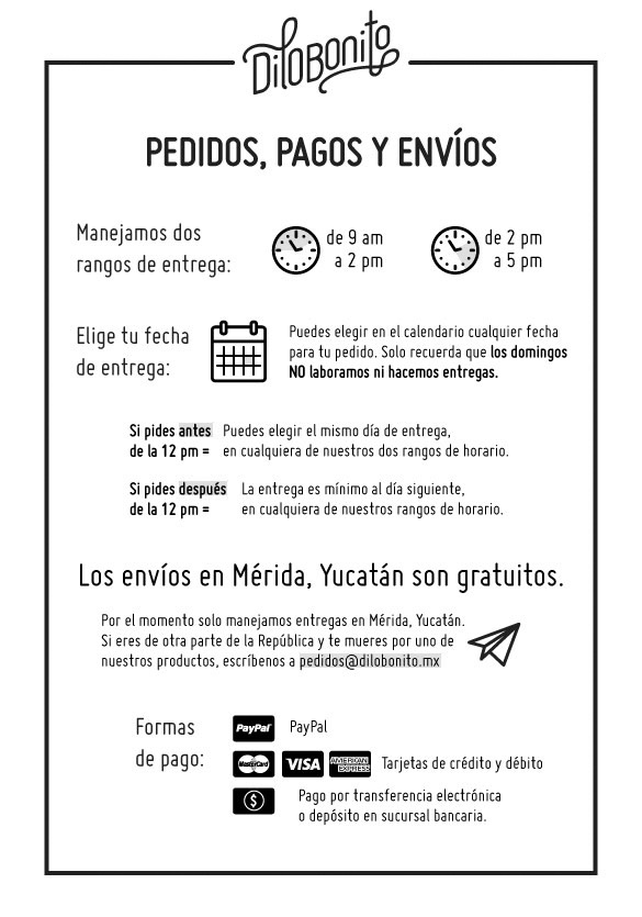 Información de envío